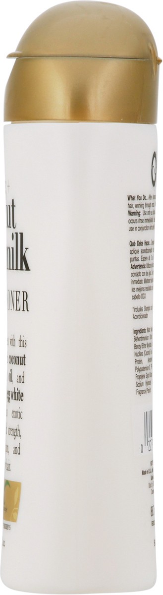 slide 8 of 9, OGX Nourishing Coconut Milk Conditioner - Travel Size - 3 fl oz, 3 fl oz