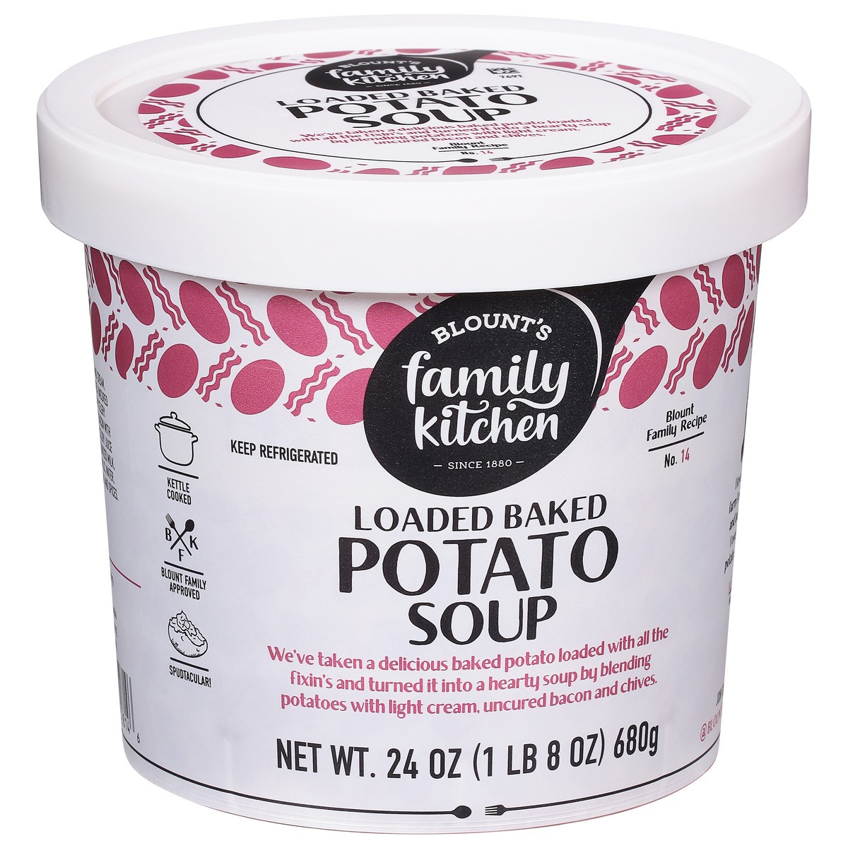 slide 12 of 13, Blount's Family Kitchen Loaded Baked Potato Soup, 24 oz, 24 oz