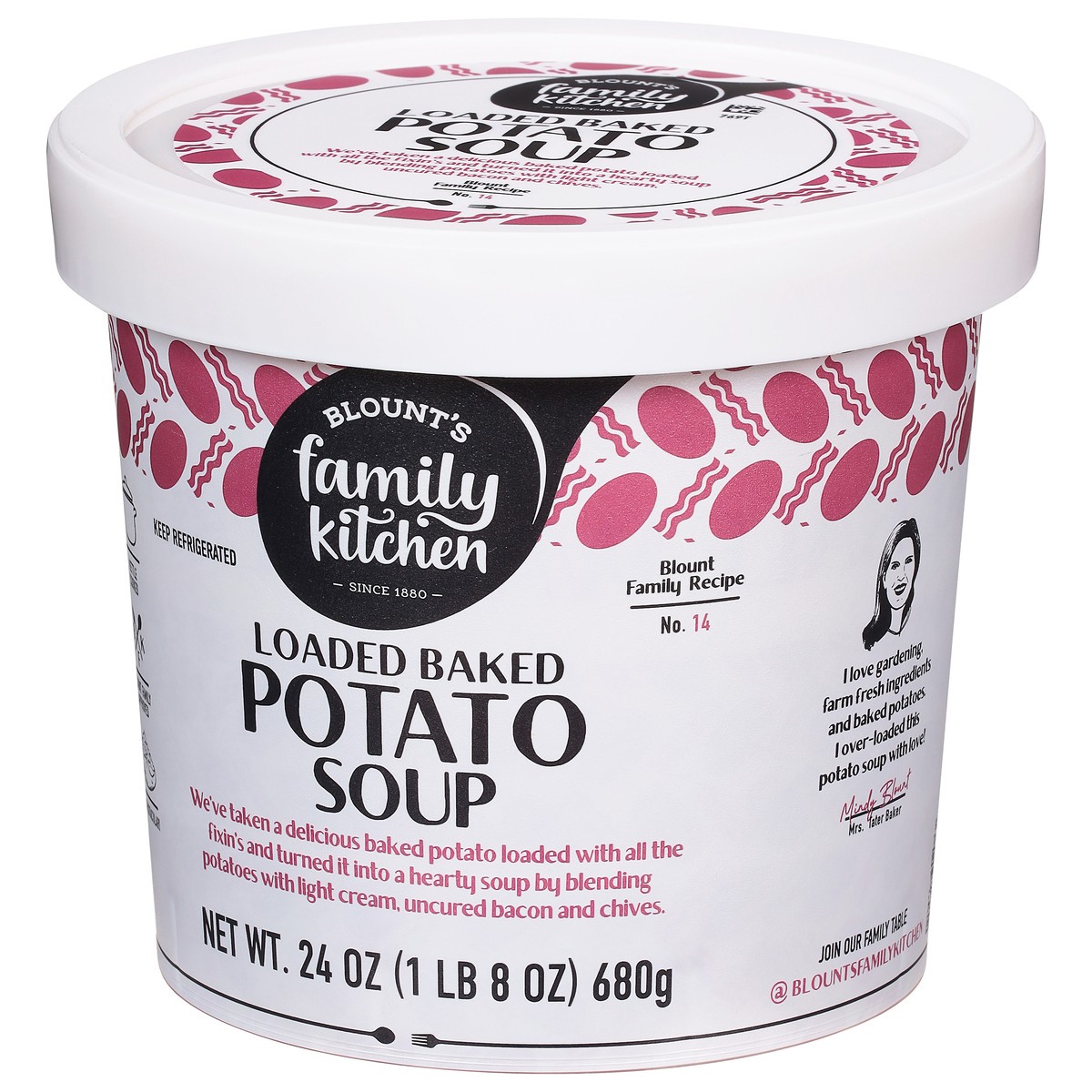 slide 10 of 13, Blount's Family Kitchen Loaded Baked Potato Soup, 24 oz, 24 oz