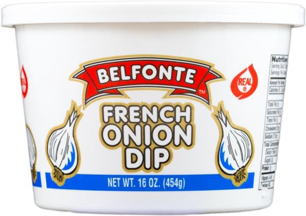 slide 1 of 1, BELFONTE DAIRY Belfonte French Onion Dip, 1 ct