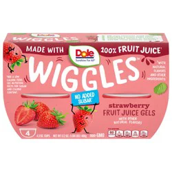 Dole Wiggles Strawberry Fruit Juice Gel