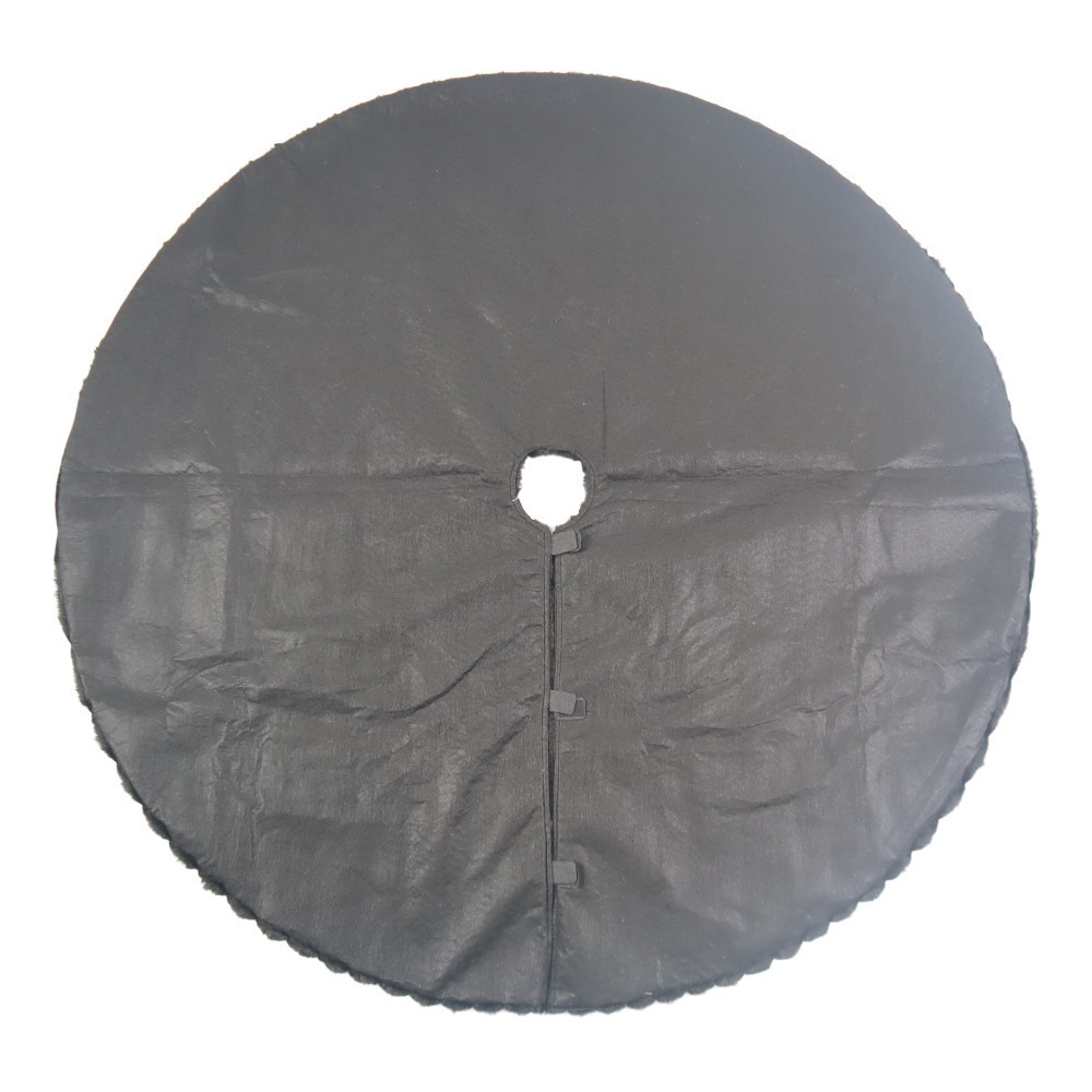 slide 3 of 3, 4ft. Black Christmas Tree Skirt By Ashland, 4 ft