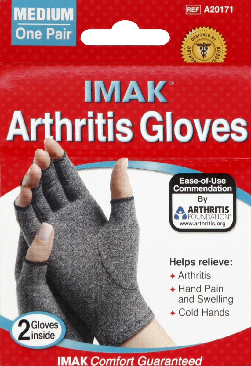 slide 1 of 5, IMAK Gloves 1 ea, 1 ct