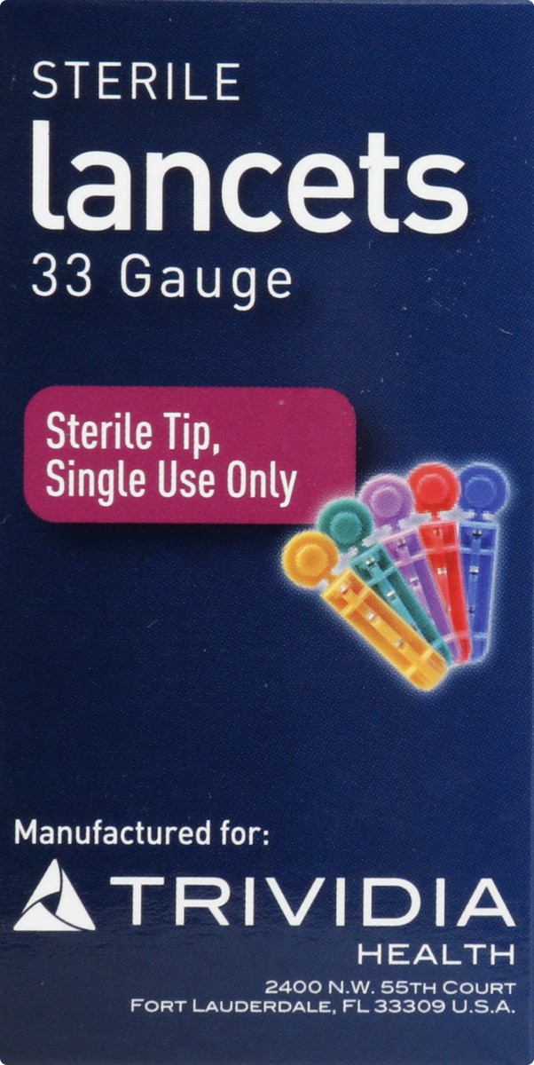 slide 6 of 7, TRUEplus 33 Gauge Sterile Lancets 100 ea, 100 ct