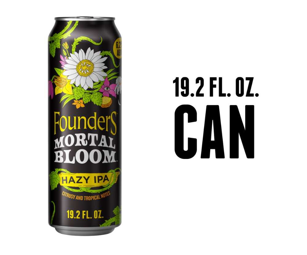 slide 3 of 3, Founders Mortal Bloom, 19.2 fl oz