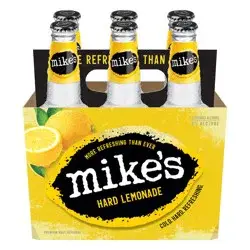 Mike's Premium Malt Beverage Hard Lemonade Beer 6 ea