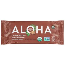 Aloha Organic Chocolate Chip Cookie Dough Protein Bar 1.98 oz