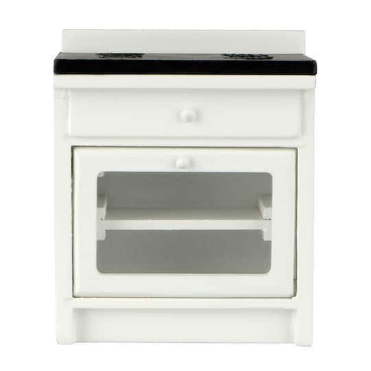 slide 1 of 2, Mini White Kitchen Stove By Make Market, 5.5 in x 4 in x 2.1 in