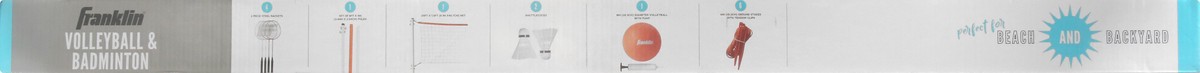 slide 4 of 9, Franklin Sports Volleyball and Badminton Set - Each, 1 ct