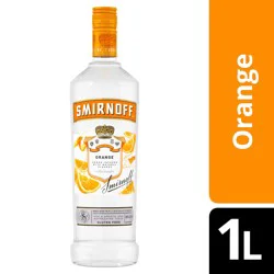 Smirnoff Orange (Vodka Infused With Natural Flavors), 1 L