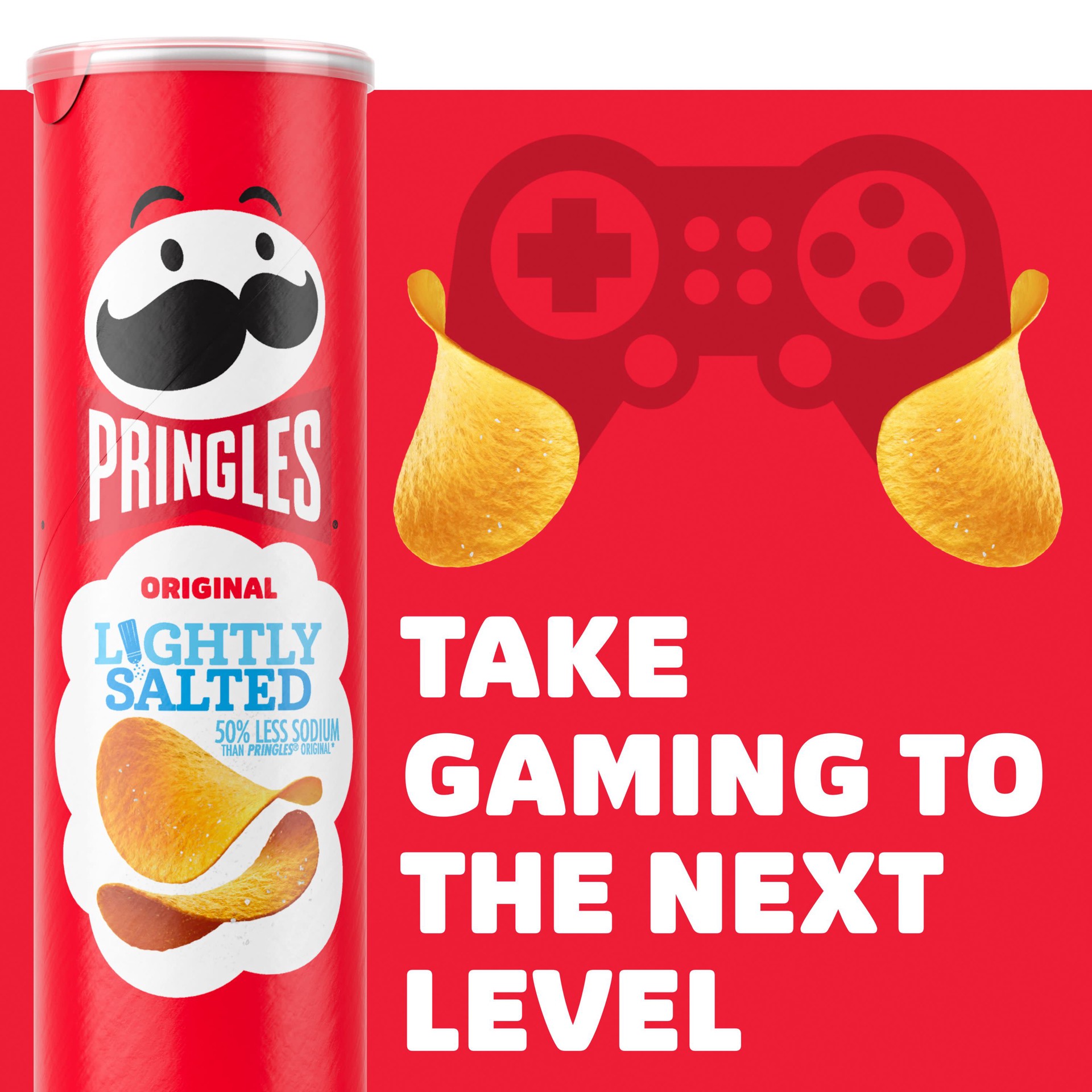 slide 4 of 5, Pringles Potato Crisps Chips, Lightly Salted Original, 5.2 oz, 5.2 oz