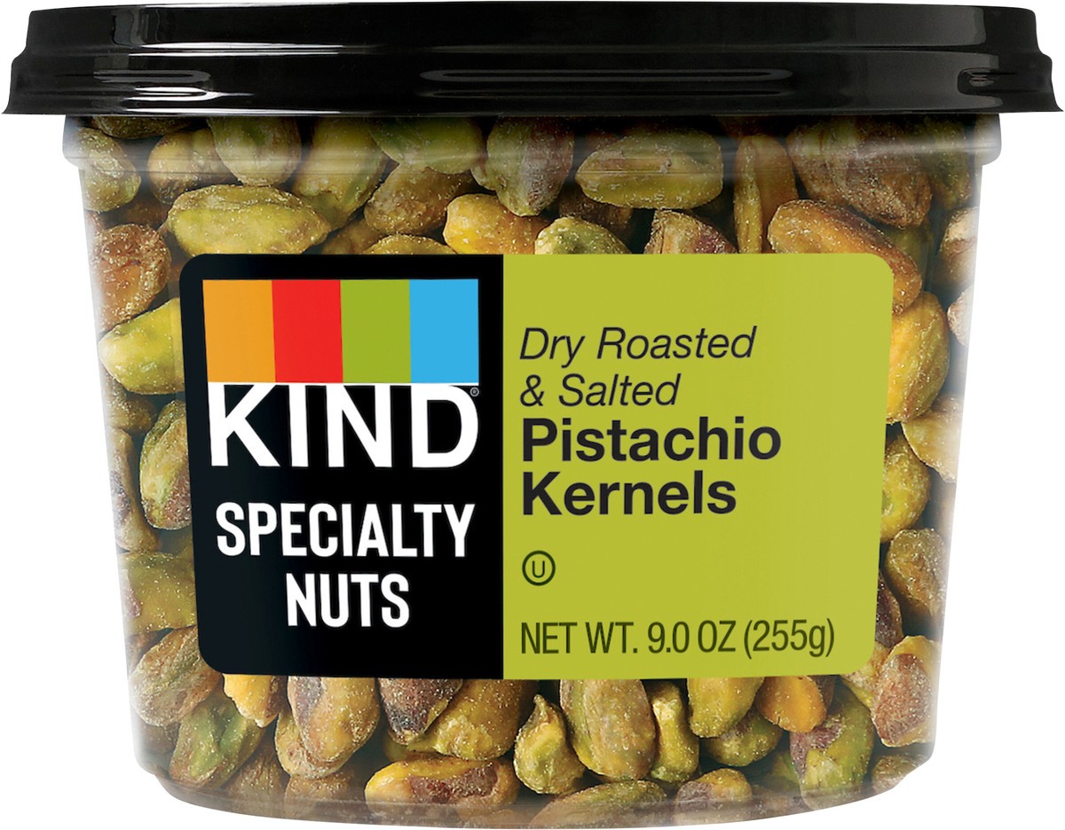 slide 2 of 4, KIND Dry Roasted & Salted Pistachio Kernels, 9.0 OZ, 9 oz