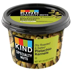 KIND Dry Roasted & Salted Pistachio Kernels, 9.0 OZ