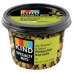 KIND Dry Roasted & Salted Pistachio Kernels, 9.0 OZ