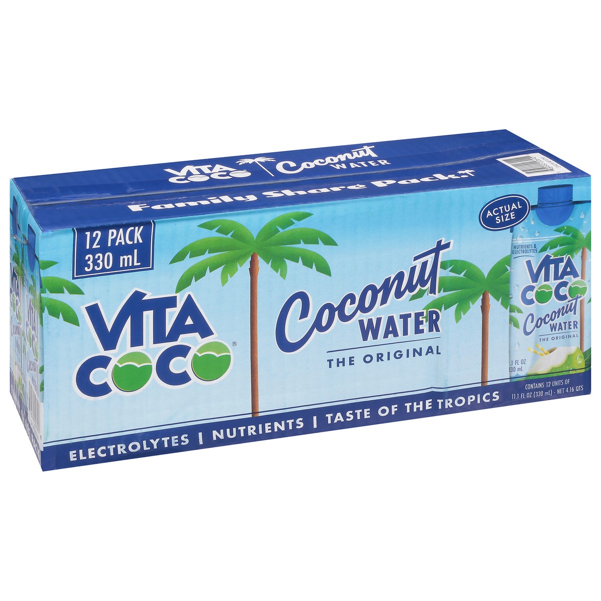 slide 8 of 9, Vita Coco The Original Coconut Water 12 - 11.1 fl oz Units, 12 ct, 330 ml