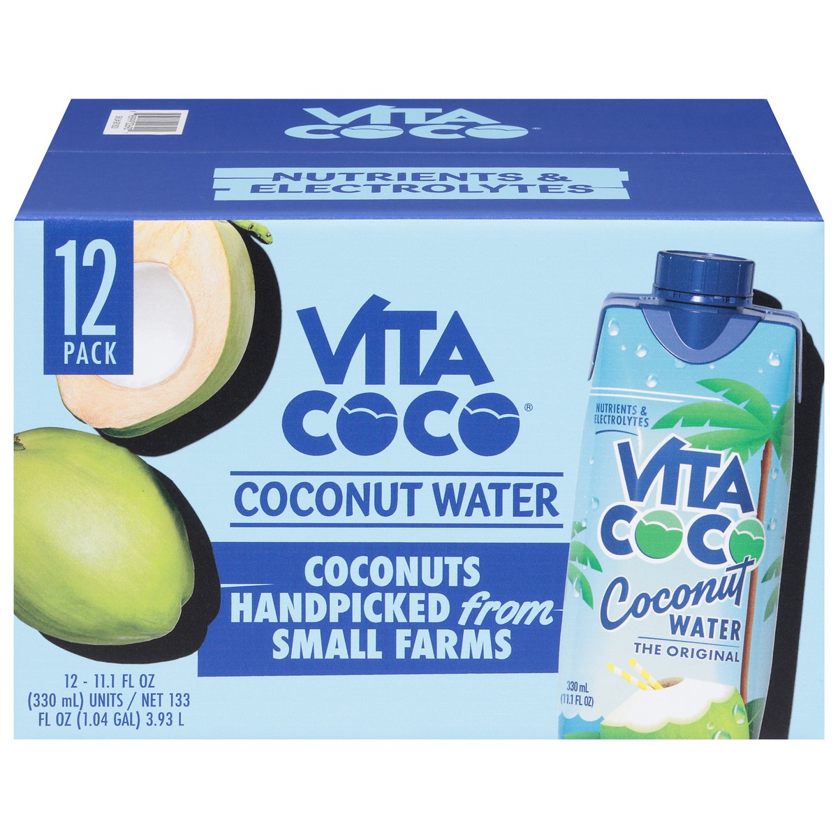 slide 1 of 9, Vita Coco The Original Coconut Water 12 - 11.1 fl oz Units, 12 ct, 330 ml