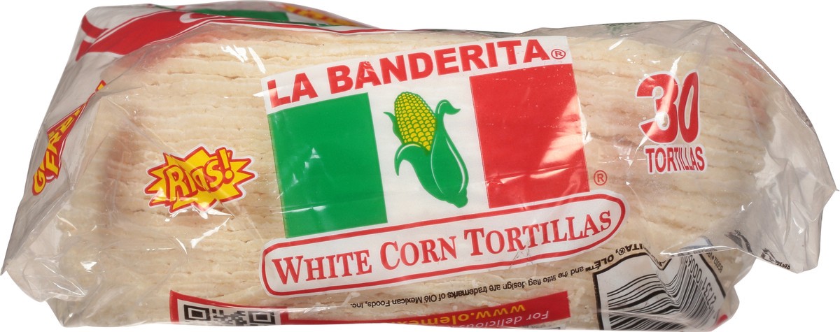 slide 4 of 9, La Banderita White Corn Tortilla, 20 ct