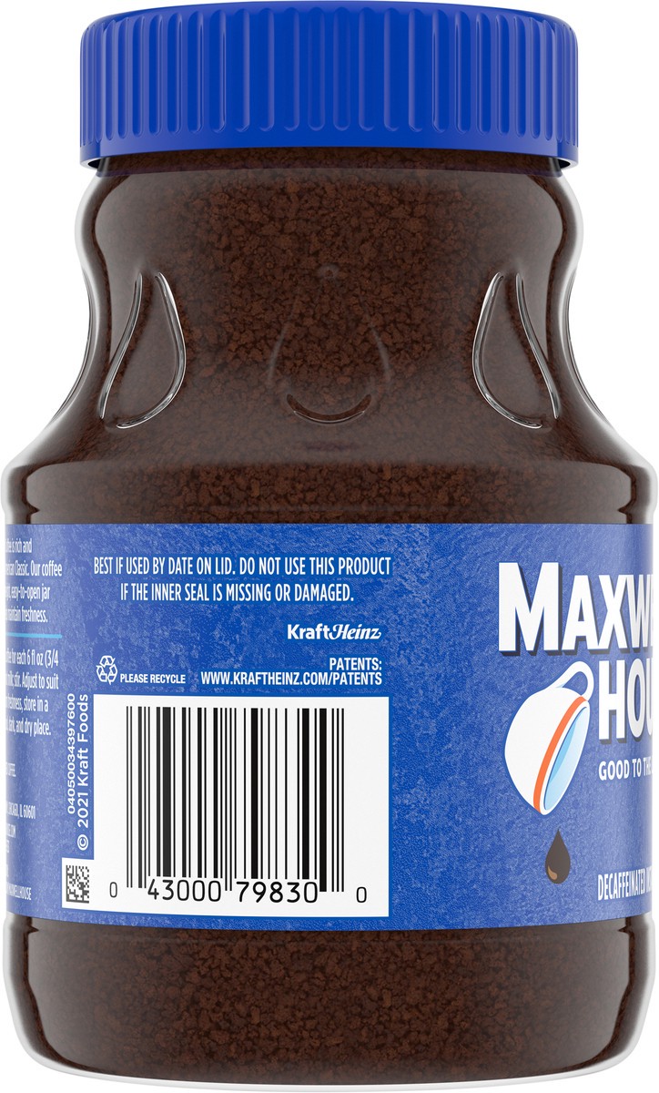 slide 7 of 9, Maxwell House The Original Roast Decaf Instant Coffee, 8 oz Jar, 8 oz