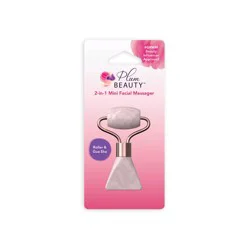 Plum Beauty 2-In-1 Mini Facial Massager - Rose Quartz
