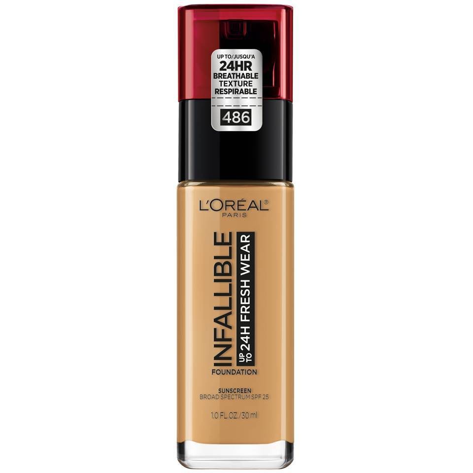 slide 1 of 1, L'Oréal Infallible 24hr Fresh Wear Foundation Toasted Almond, 1 fl oz