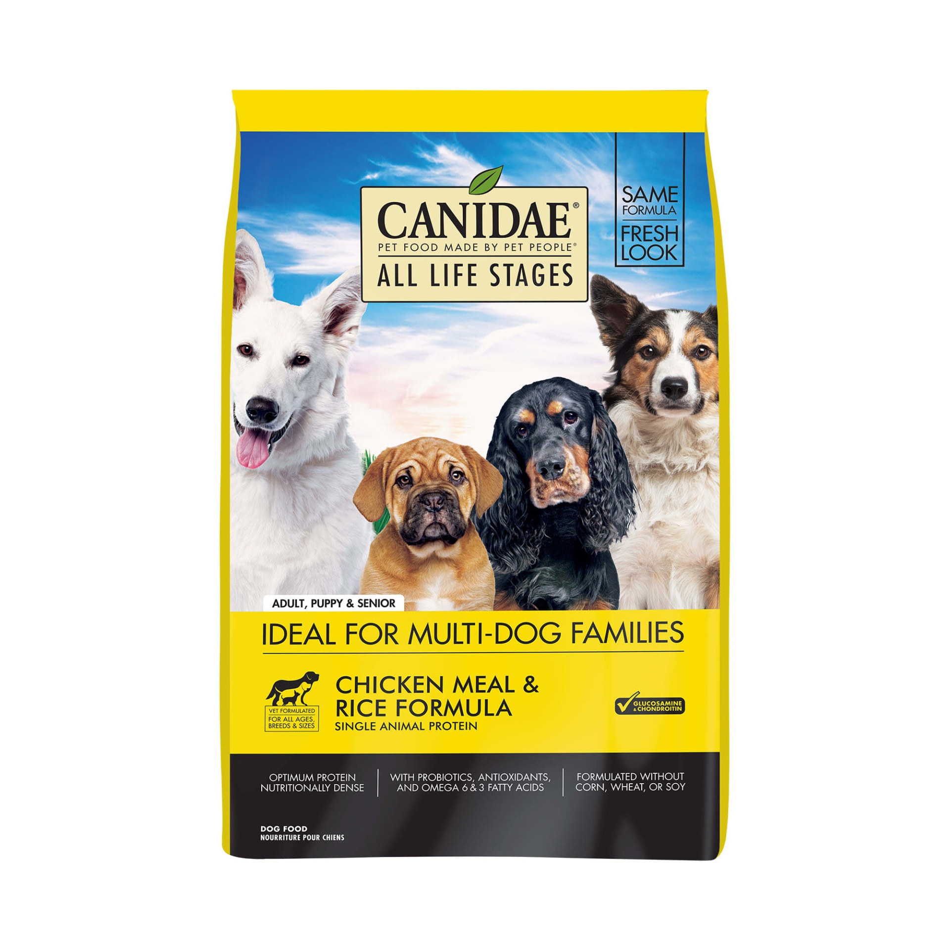 slide 1 of 1, CANIDAE All Life Stages Chicken Meal & Rice Formula Dog Food, 30 lb