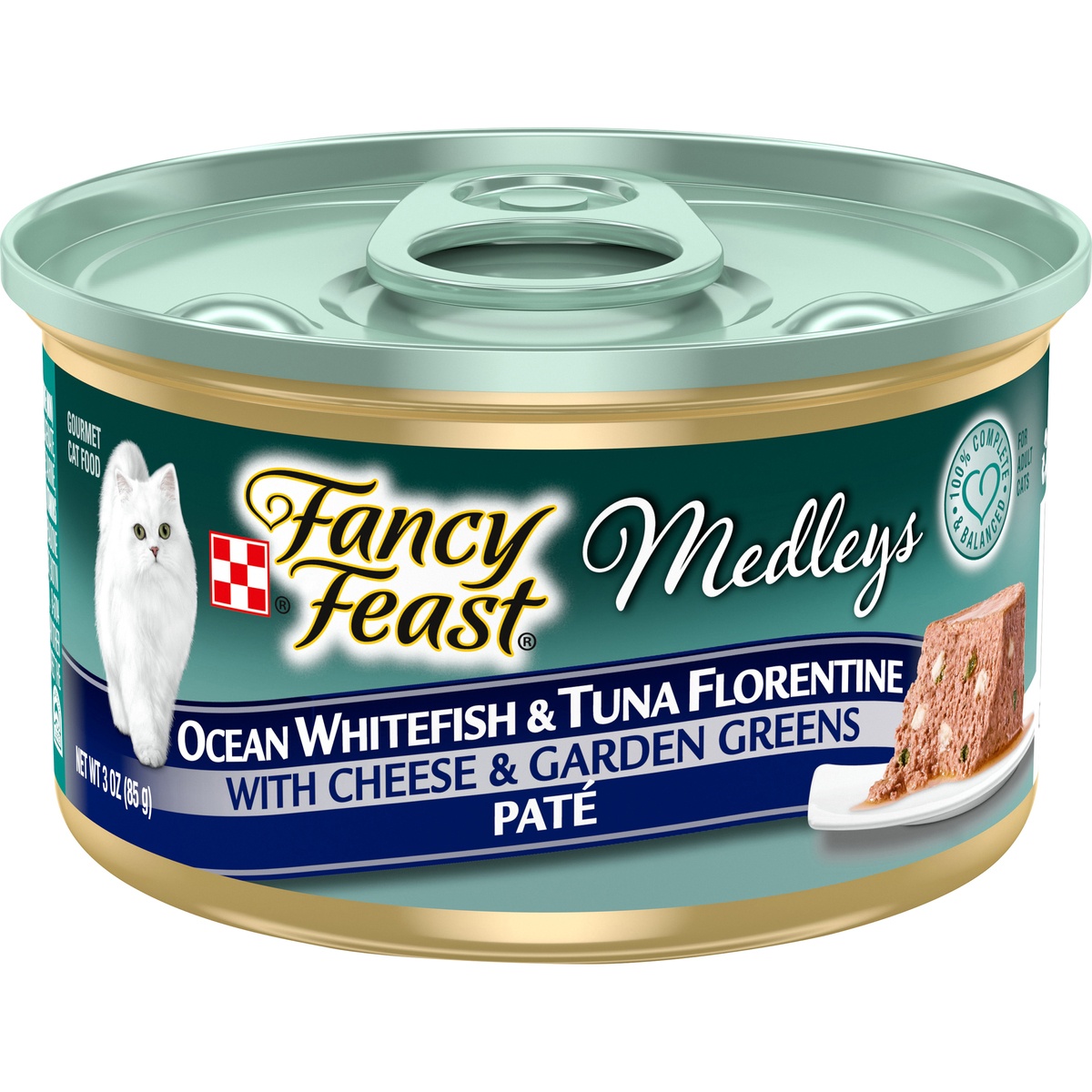 slide 1 of 5, PURINA - FANCY FEAST Medley Ocean Whfish &, 1 ct