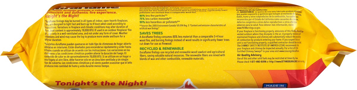 slide 2 of 12, Duraflame Firelog 6 lb, 1 ct