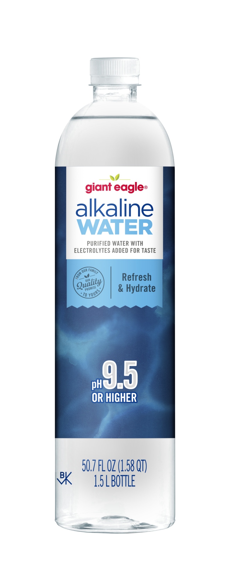 slide 1 of 1, Giant Eagle Alkaline Water - 1.5 liter, 1.5 liter