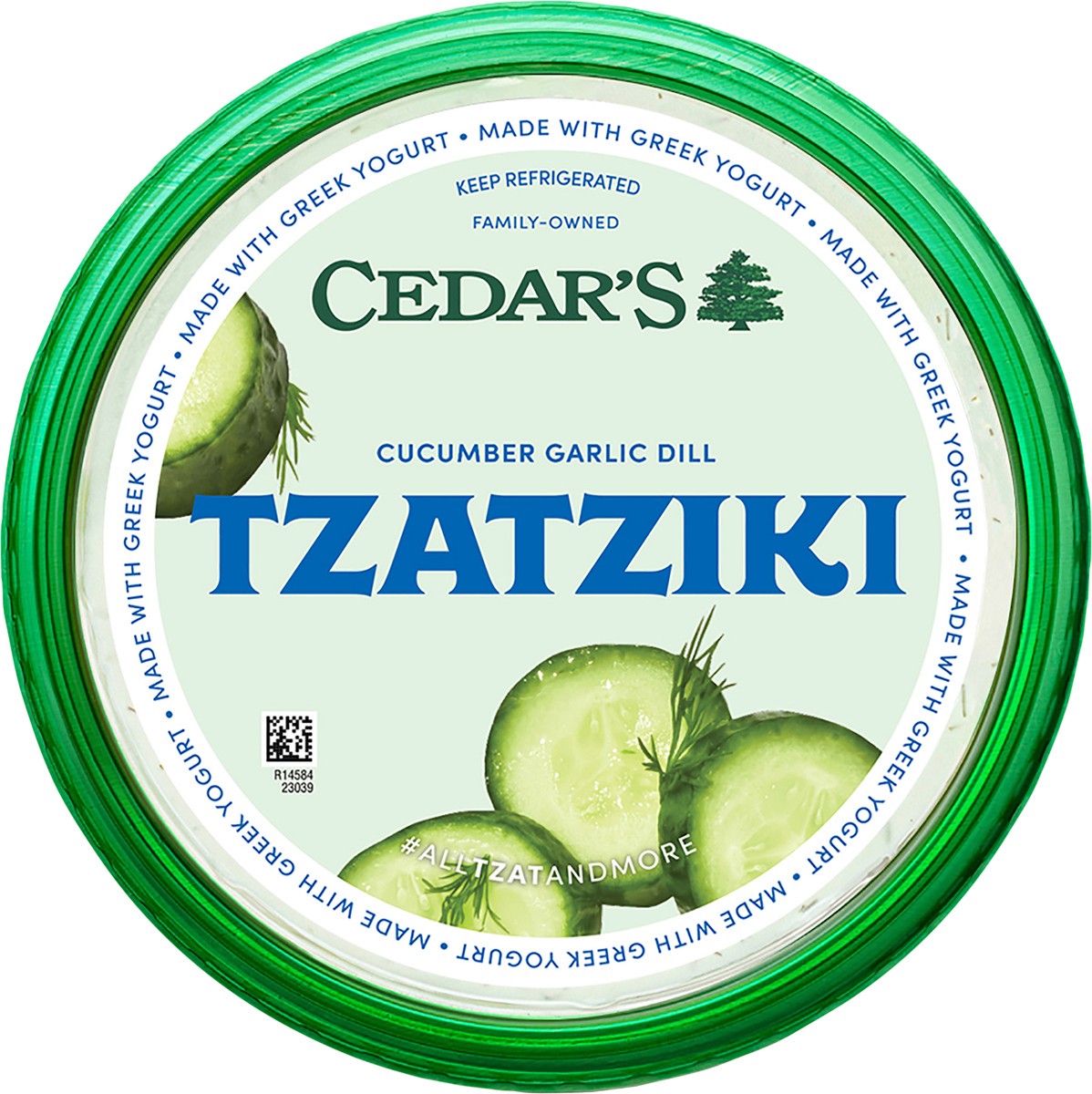slide 4 of 4, Cedar's Cucumber Garlic Dill Tzatziki 12 oz, 12 oz