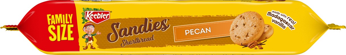 slide 6 of 9, Keebler Brands 06582 153198 Sandies Pecan Cookies 17.2oz Overwrap Everyday 17.2oz No PMT, 17.2 oz