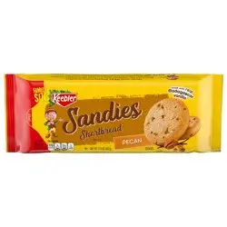 Keebler Brands 06582 153198 Sandies Pecan Cookies 17.2oz Overwrap Everyday 17.2oz No PMT