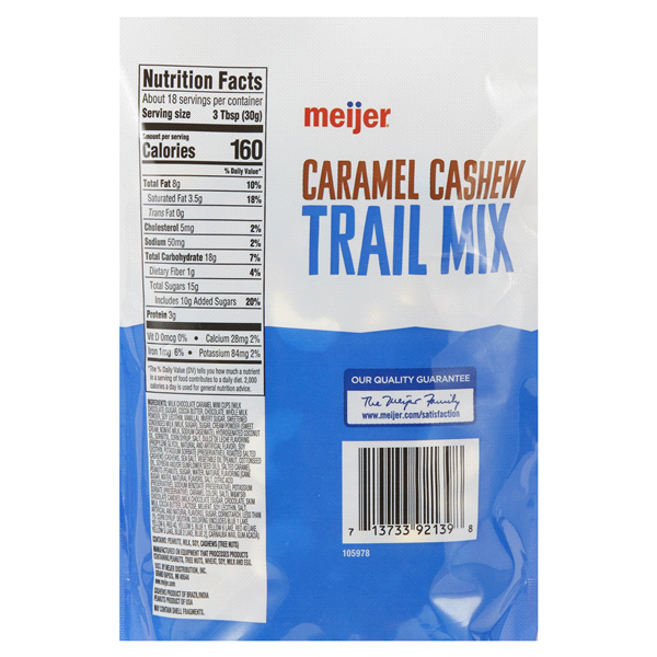 slide 4 of 5, Meijer Caramel Cashew Trail Mix, 19 oz