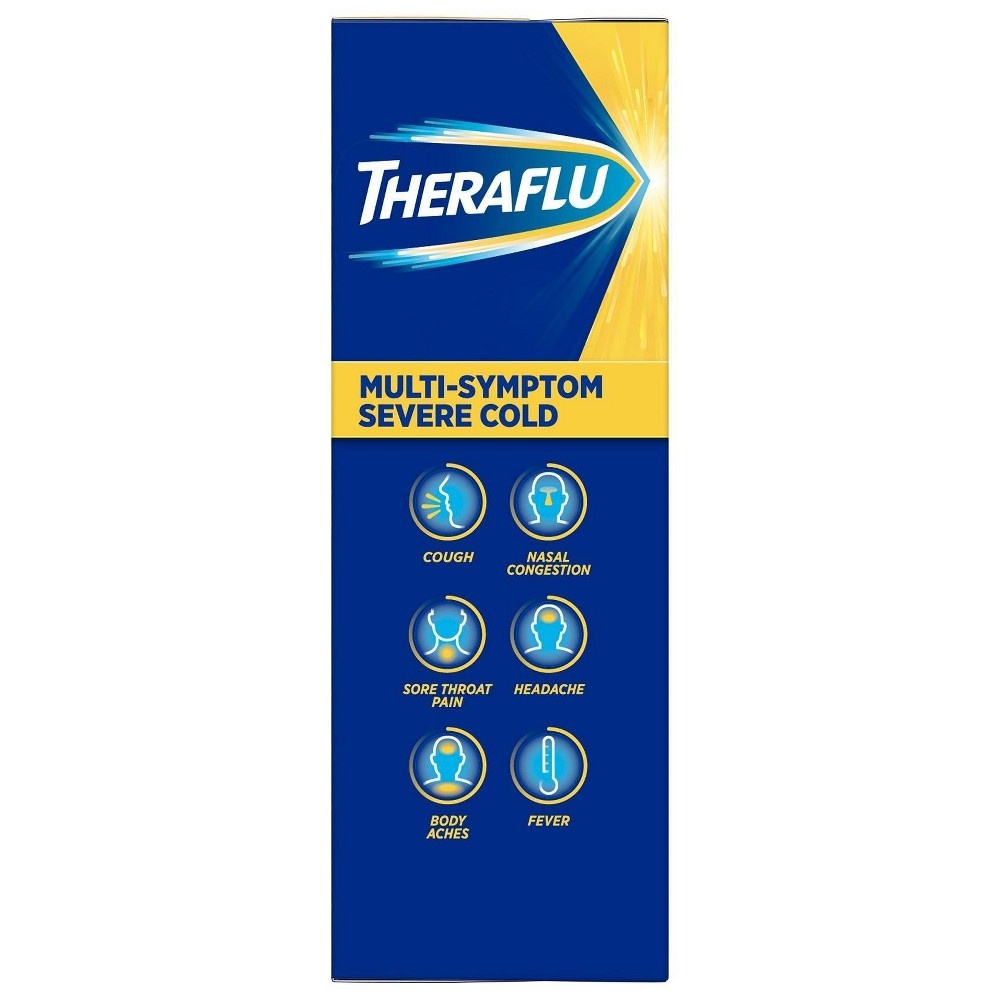 Theraflu MultiSymptom Severe Cold Green Tea & Honey Lemon Powder Shipt