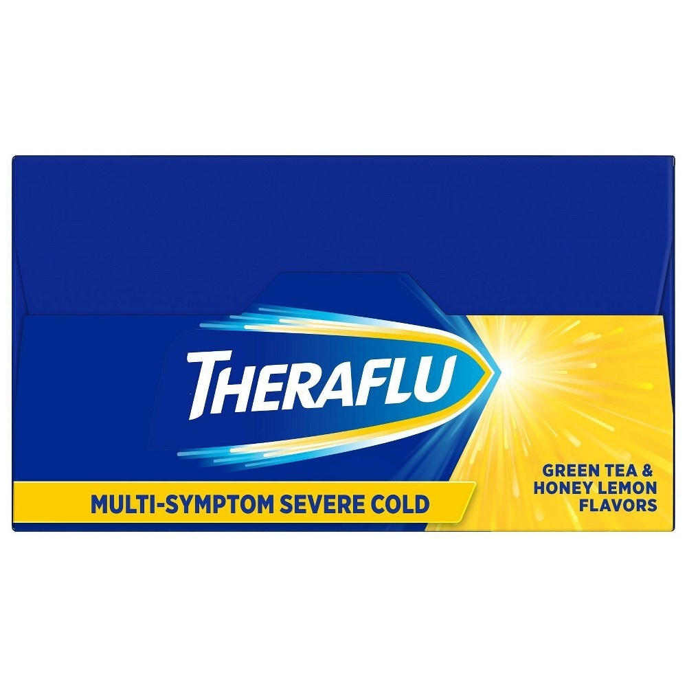 Theraflu MultiSymptom Severe Cold Green Tea & Honey Lemon Powder Shipt