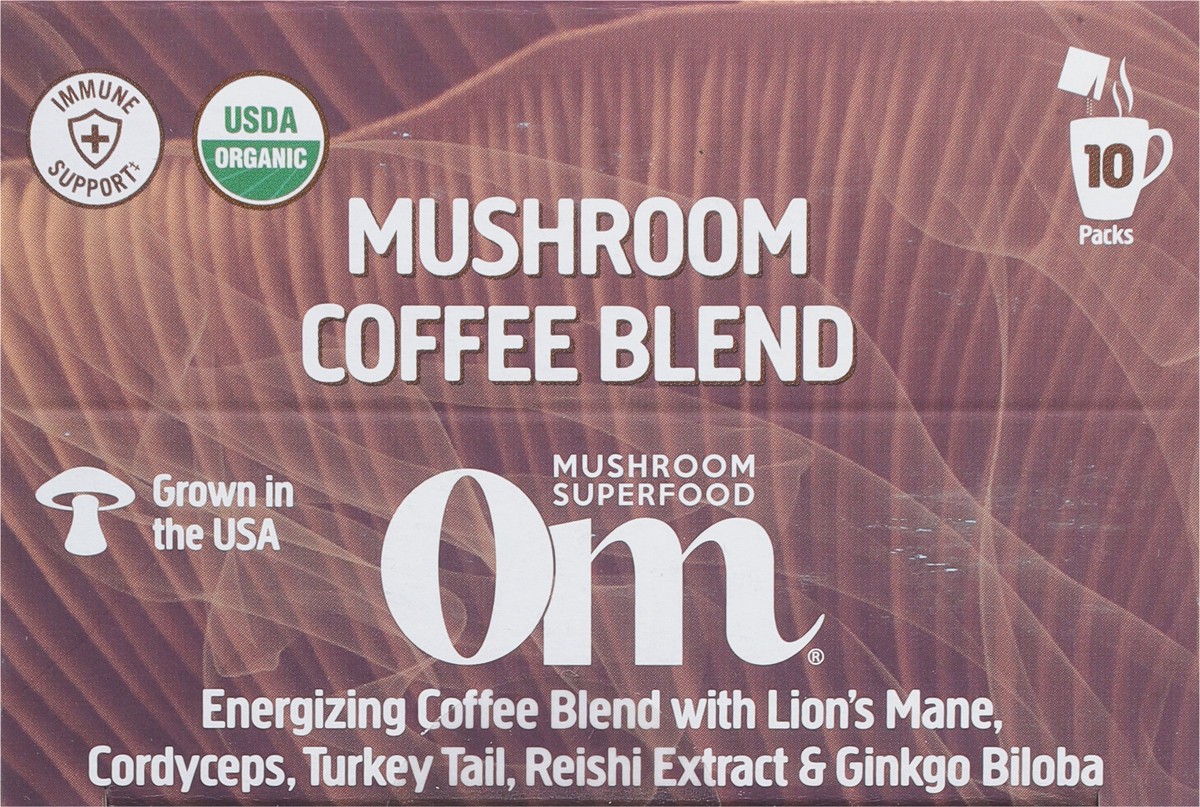 slide 9 of 14, Om Superfood Mushroom Blend Coffee - 10 ct, 1 ct