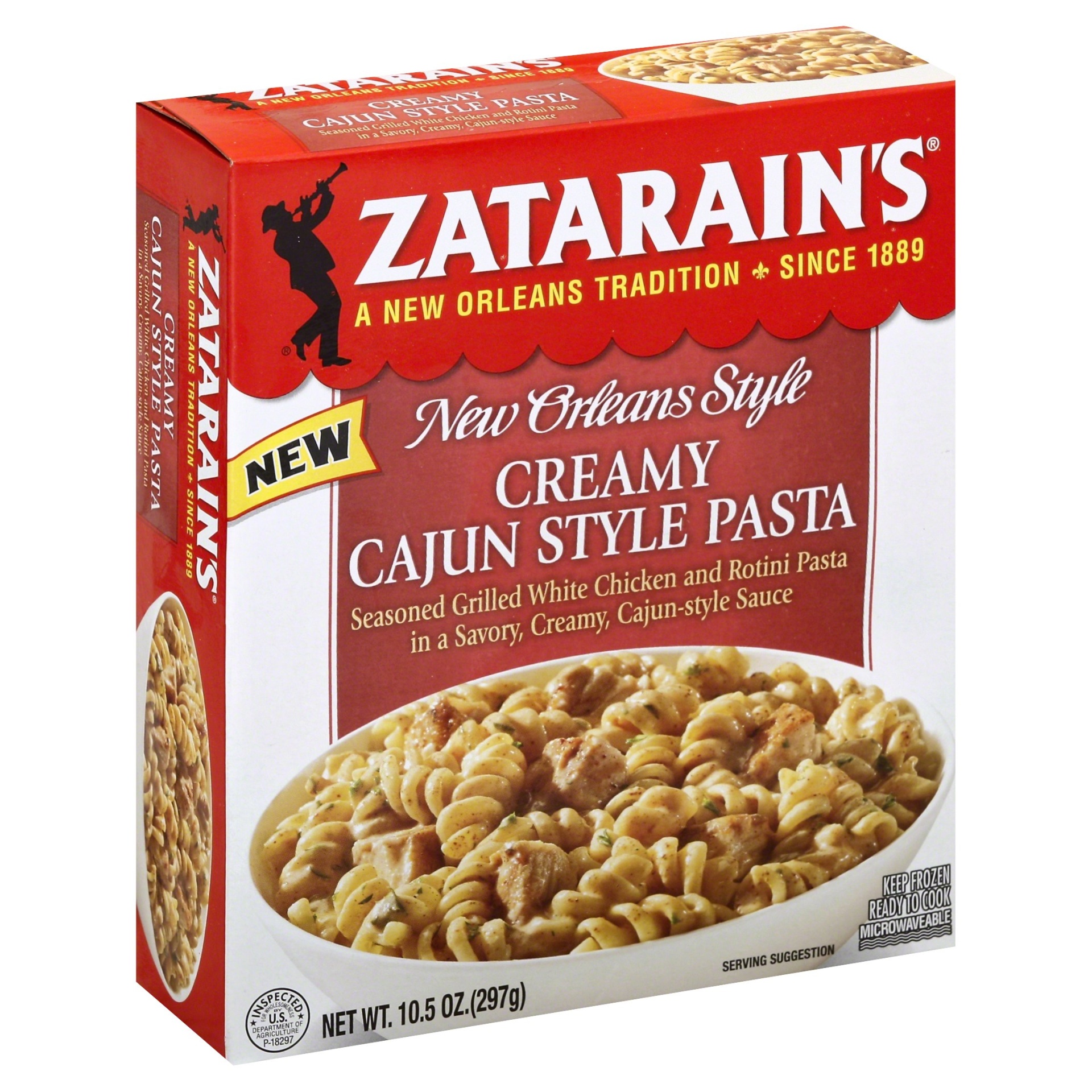 slide 1 of 1, Zatarain's Creamy Cajun Pasta, 10.5 oz