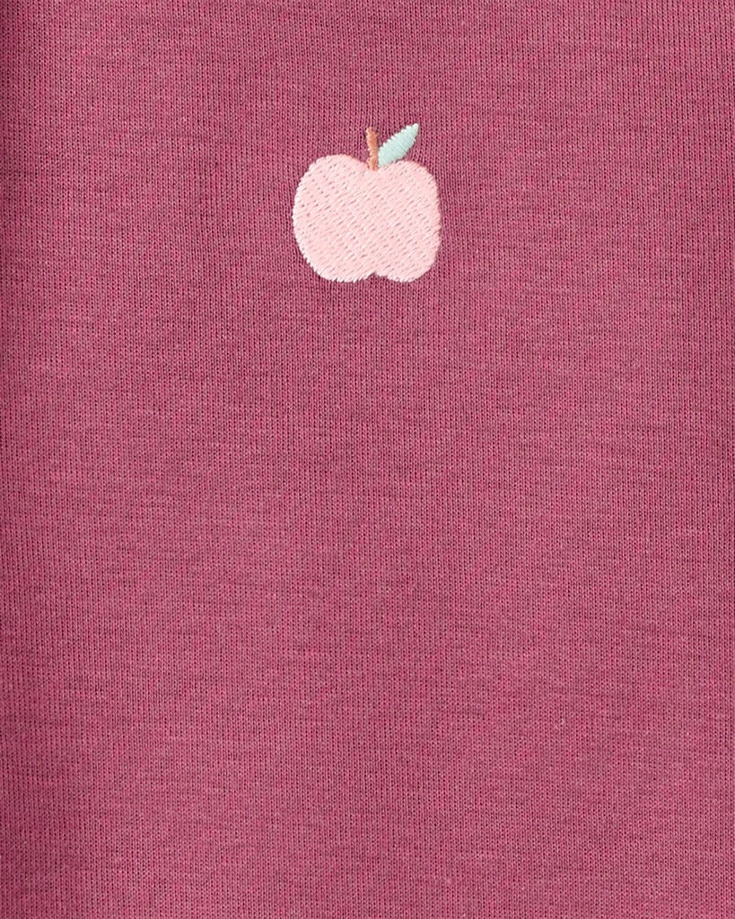 slide 5 of 7, Carter's Baby Girl 5-Pack Fruit Print Cotton Multipack Bodysuits - Yellow/Green/Pink/Red/White Turquoise/Pink/Maroon/White/Yellow 18M, 1 ct