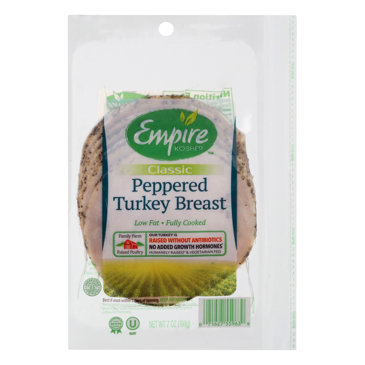 slide 3 of 13, Empire Peppered Turkey Breast 7 Oz, 7 oz