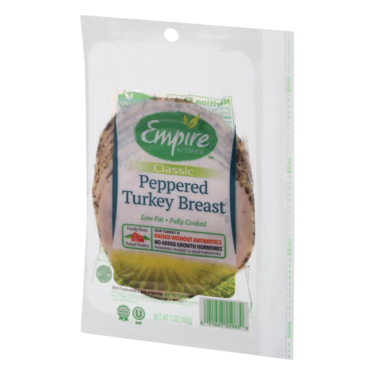 slide 11 of 13, Empire Peppered Turkey Breast 7 Oz, 7 oz