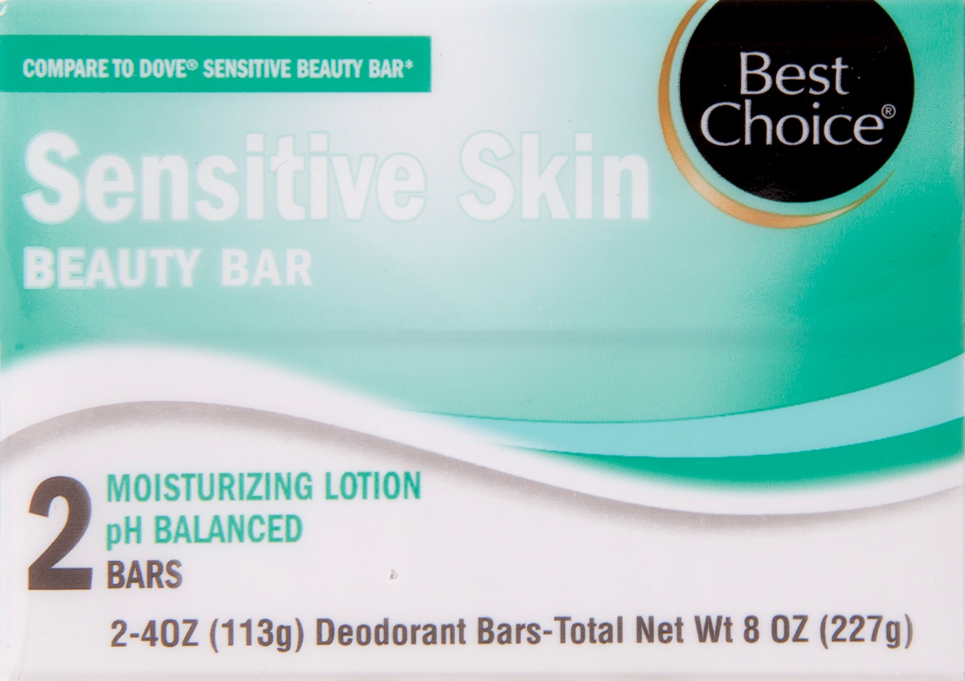 slide 1 of 1, Best Choice Sensitive Skin Moisturizer Lotion Beauty Bar, 2 ct