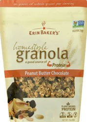 Erin Baker's Homestyle Peanut Butter Chocolate Granola 12 oz
