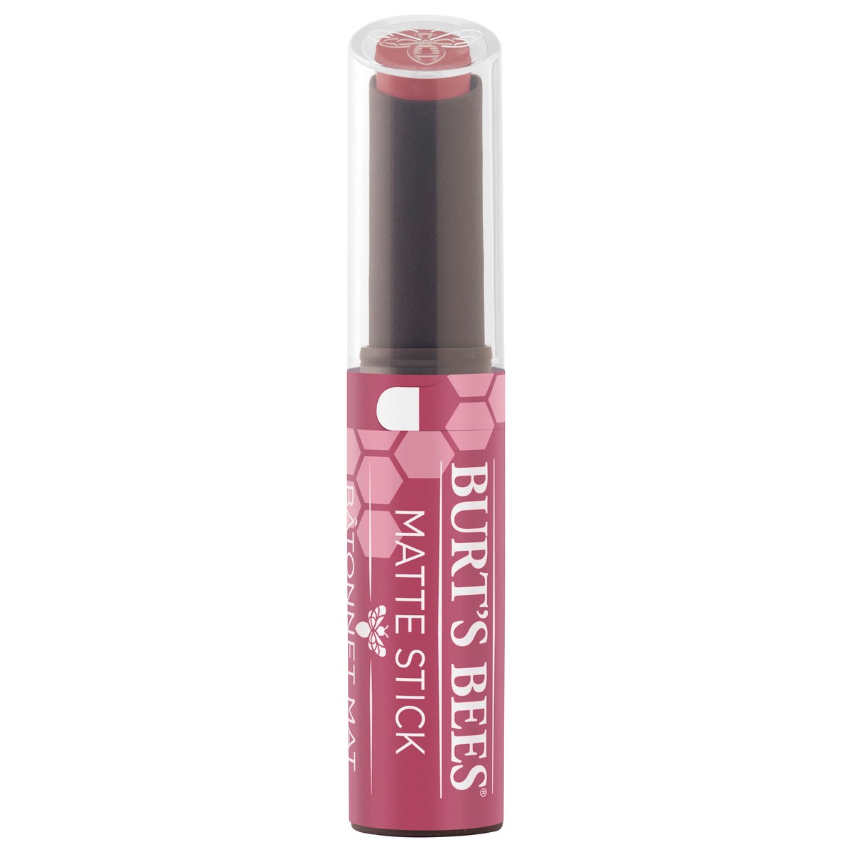 slide 1 of 22, Burt's Bees Rush of Raspberry 450 Matte Stick 0.07 oz, 1 ct