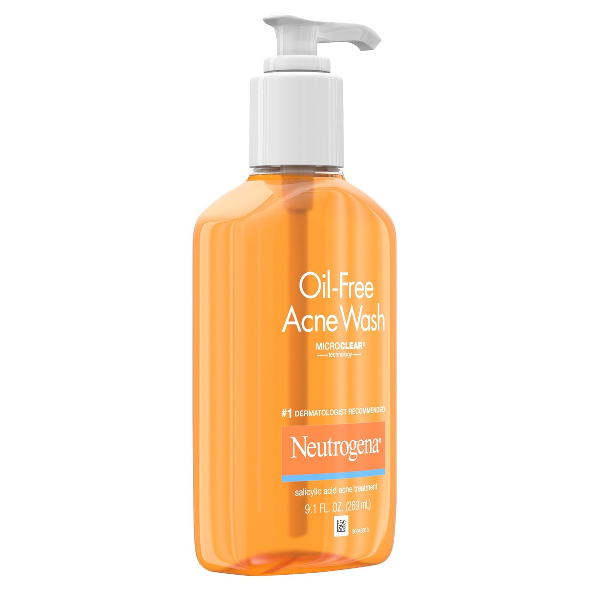slide 2 of 7, Neutrogena Oil-Free Salicylic Acid Acne Fighting Face Wash for Acne-Prone Skin - 9.1 fl oz, 9.1 fl oz