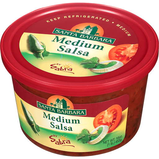 slide 3 of 5, Santa Barbara Medium Salsa, 16 oz