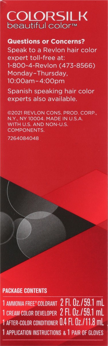 slide 2 of 9, Revlon Colorsilk 48 Burgundy Vegan Keratin Permanent Hair Color 1 Each, 1 ct