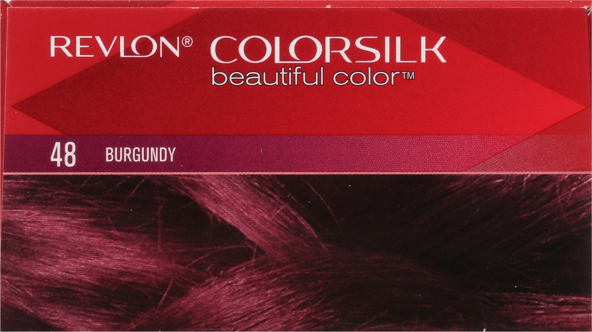 slide 8 of 9, Revlon Colorsilk 48 Burgundy Vegan Keratin Permanent Hair Color 1 Each, 1 ct