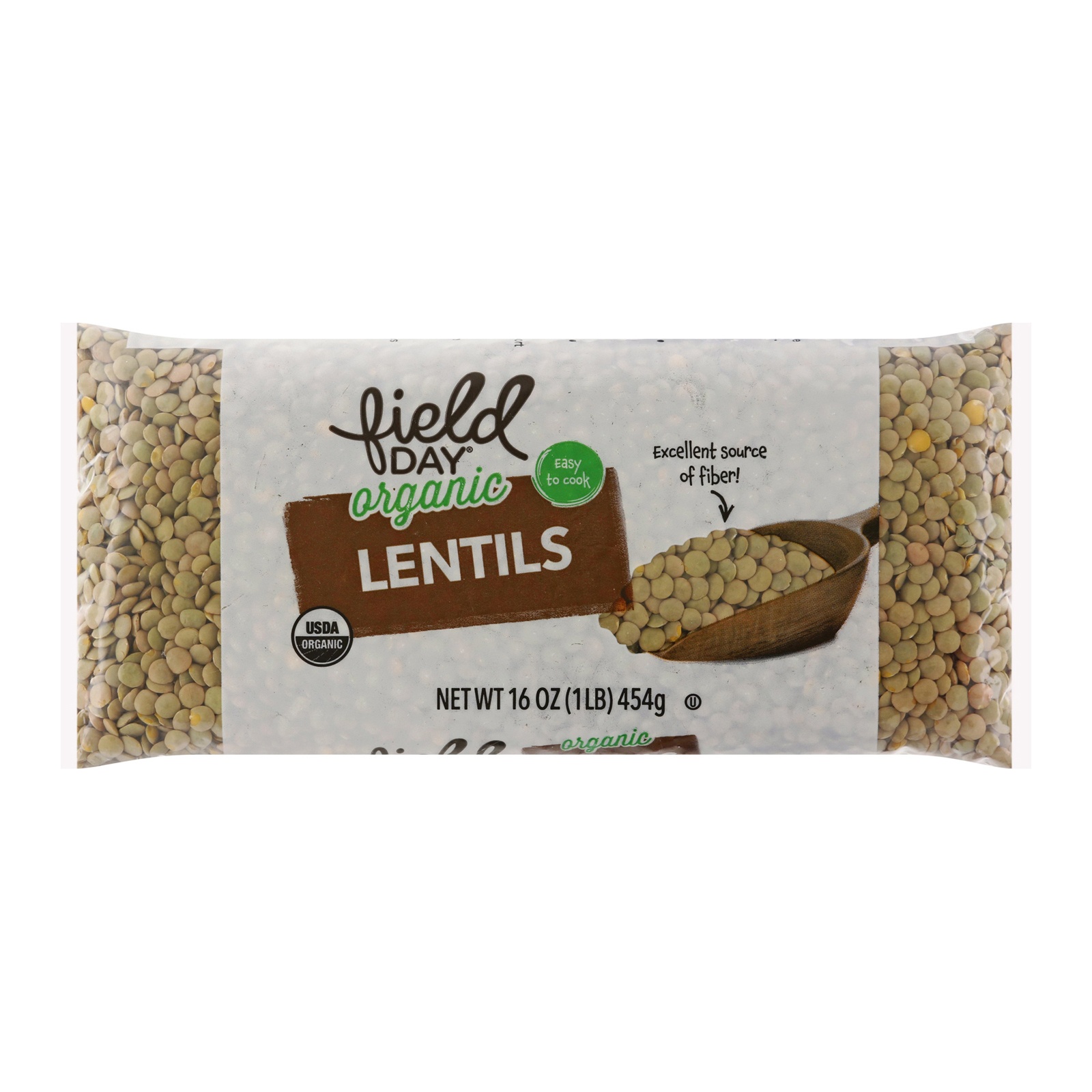 slide 1 of 1, Field Day Organic Lentils, 1 ct