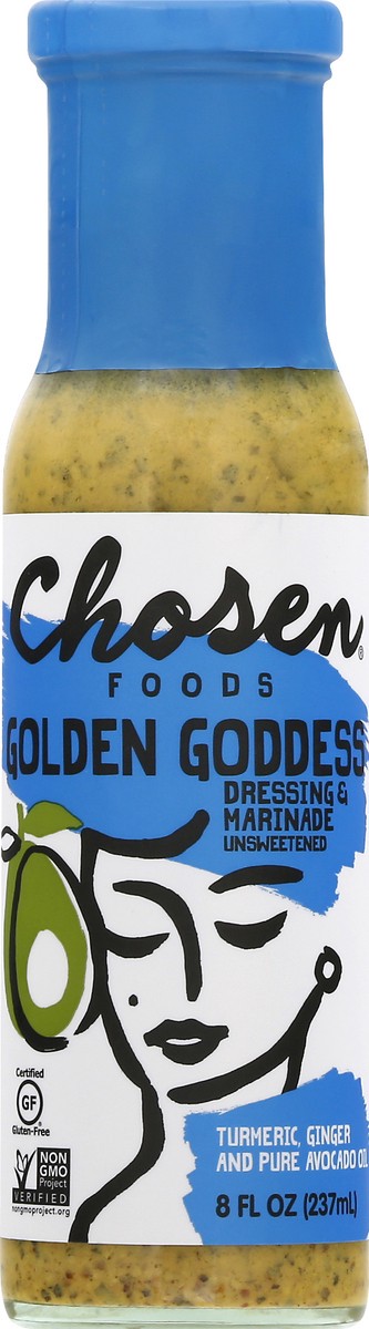 slide 2 of 12, Chosen Foods Unsweetened Golden Goddess Dressing & Marinade 8 oz, 8 oz