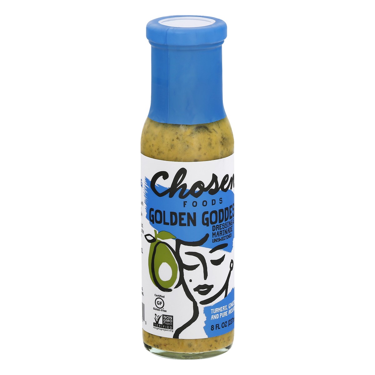 slide 5 of 12, Chosen Foods Unsweetened Golden Goddess Dressing & Marinade 8 oz, 8 oz