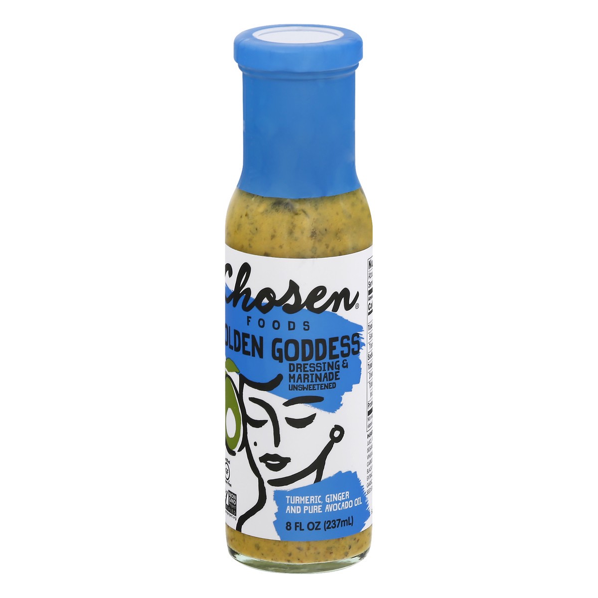 slide 6 of 12, Chosen Foods Unsweetened Golden Goddess Dressing & Marinade 8 oz, 8 oz